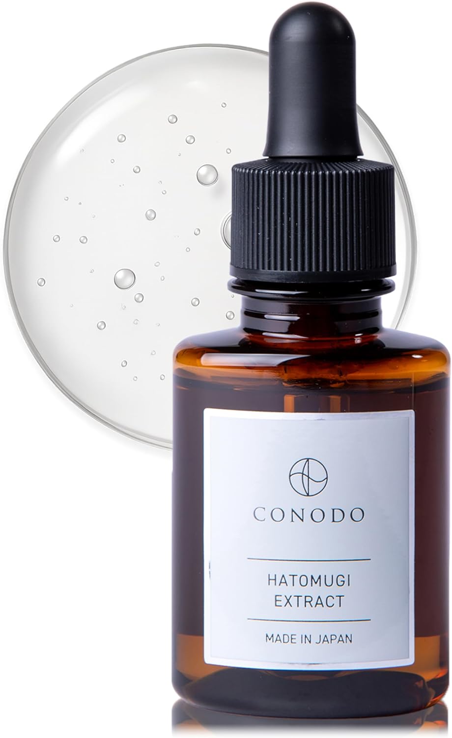 【純国産】ハトムギ 美容液 30ml ヨクイニン ハトムギエキス 原液 100% 高濃度配合 保湿 無添加製法 CONODO コノド 鳩麦 (1本)